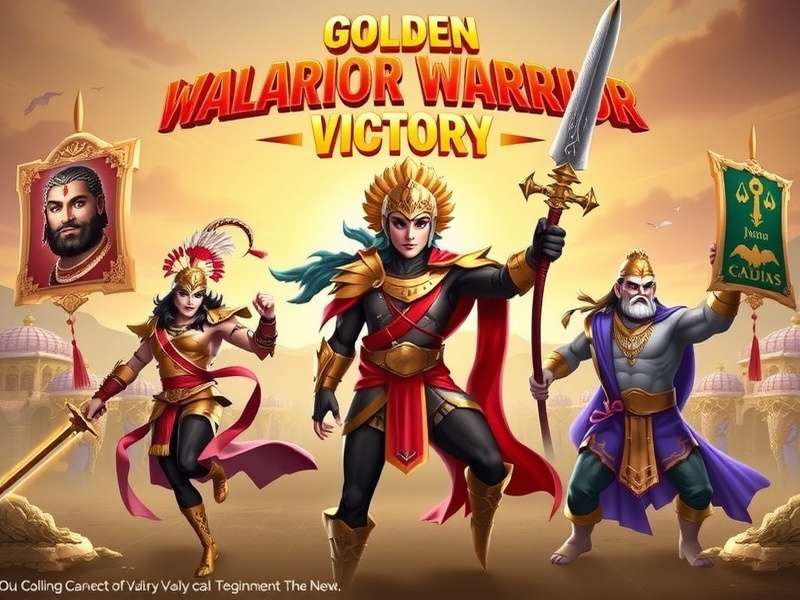 Golden Warrior Victory Lore - Mythological Warriors in Battle