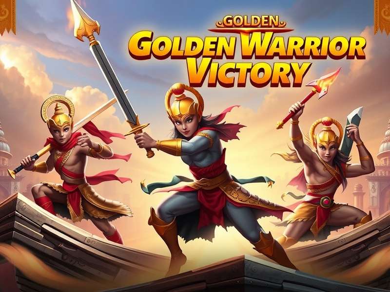 Golden Warrior Victory Gameplay Screenshot - 5v5 PvP Battle